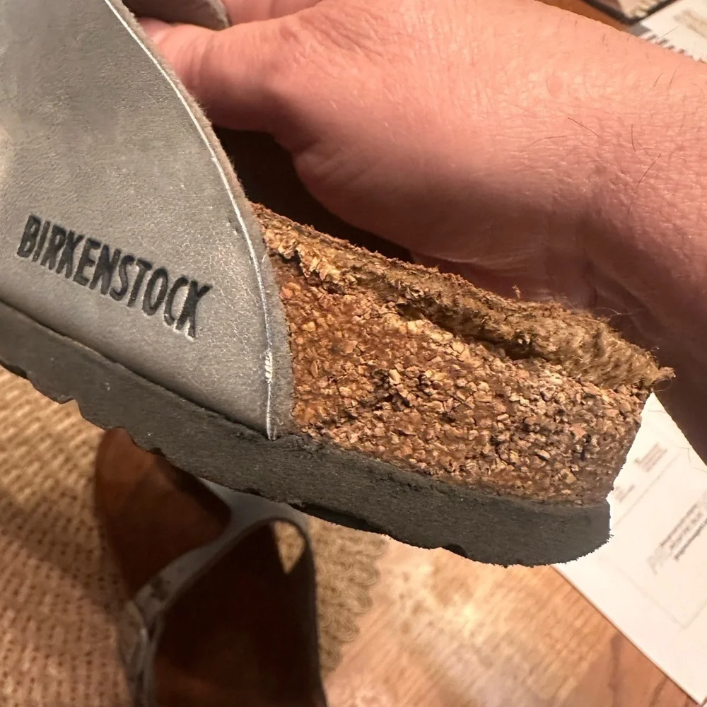 Birkenstock blue thong Sandals